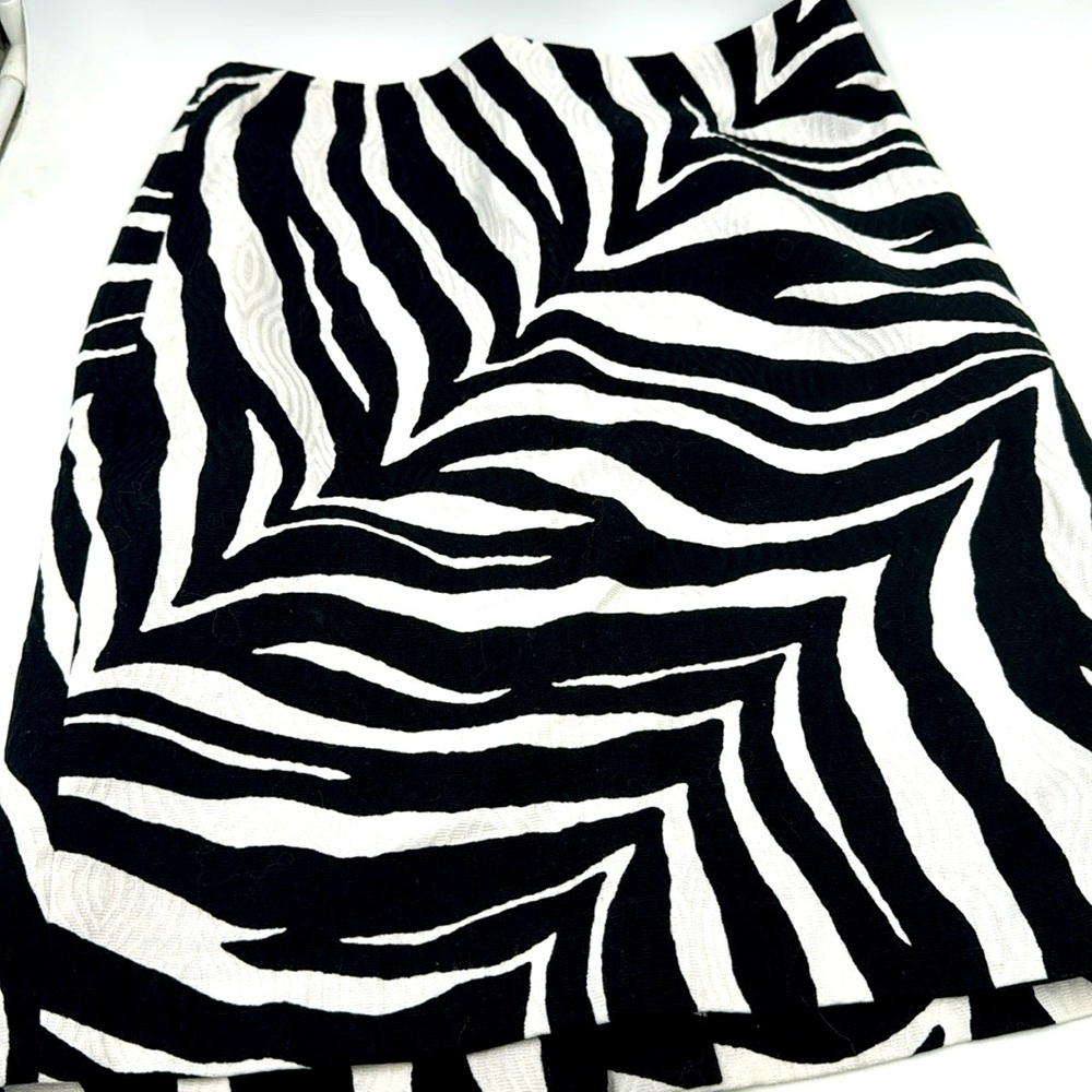 Talbots Zebra Print Pencil Skirt